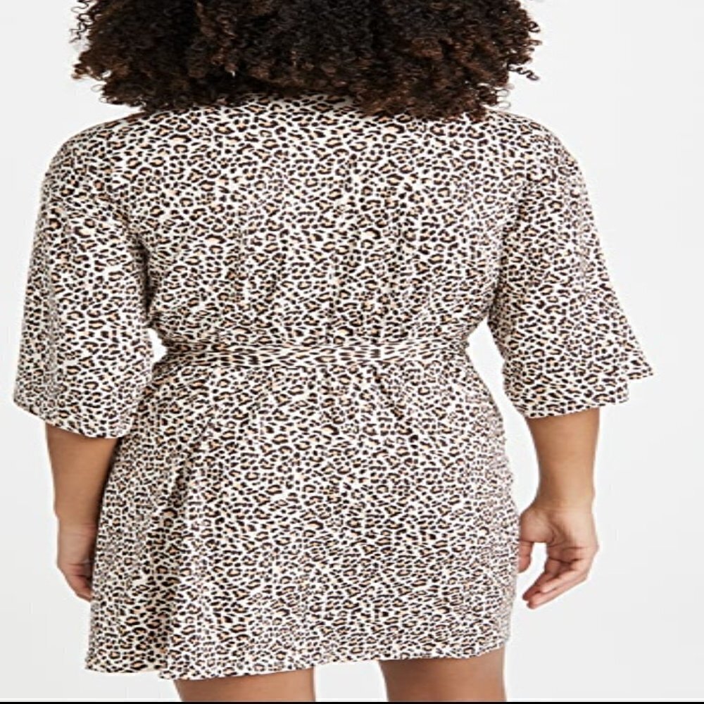 Flora Nikrooz Cora Leopard Print Robe - Picture 11 of 12